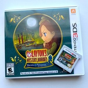 🔍Layton's Mystery Journey DS 3DS Game🔎
